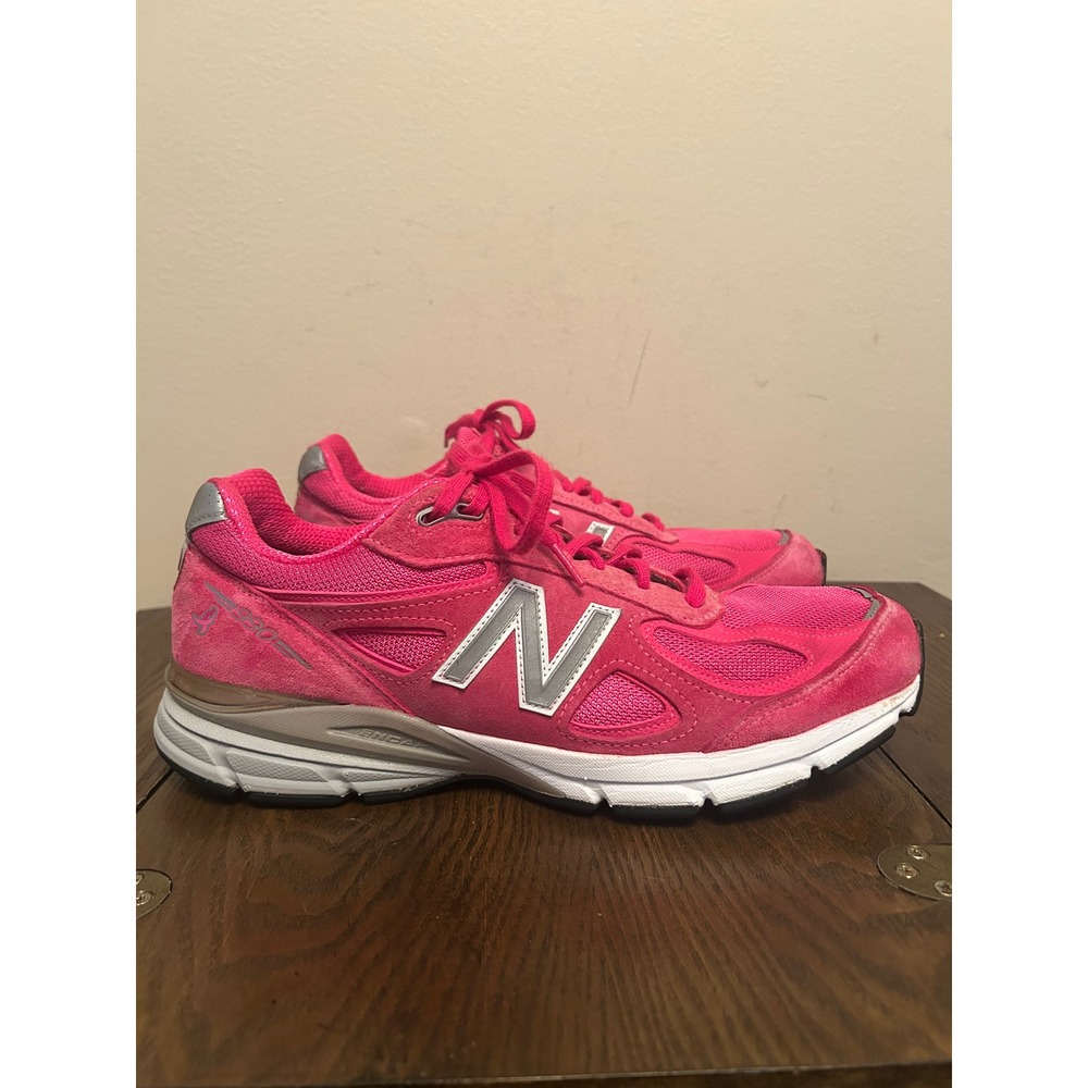 New Balance 990v4 Pink Ribbon Sneakers Susan G Komen Men's Size 11.5D